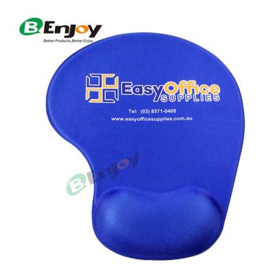 China Anti Slip Silicone Gel Wrist Rest Ergonomic Bottom Mouse Pad With Custom Printed Logo for sale