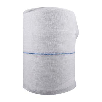 China high quality absorbent 100% pure cotton 100% pure cotton new design around Gauze Roll with x-ray for sale