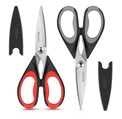 China Durable Kitchen Scissors Heavy Duty Kitchen Meat Scissors, Dishwasher Safe Cooking Scissors, Universal Stainless Steel Food Scissors for sale