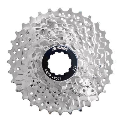 China Steel OEM quality 9S Cassette freewheel 11-36T Cassette Sprockets Bicycle Metal Thread Sprocket for sale