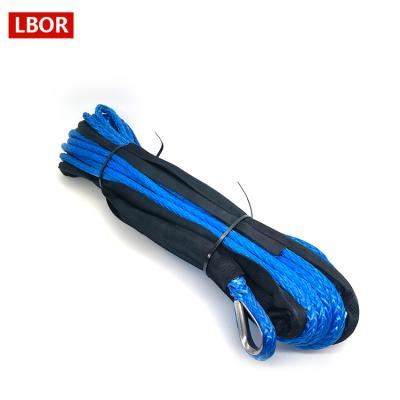 China AUTOMATIC 17600lb 3/8inch Uhmwpe 10mm Tow Synthetic Rope Customized Cable For Atv /utv Pulling Winch for sale