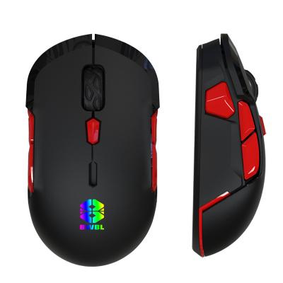 China High End Features 10D RGB Light Inalambrico USB Gaming Mouse Left Handed Gaming Mouse Radio for sale