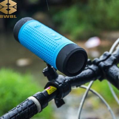 China Play OEM Bicycle Mount Video Portable Blutooth Altavoz Speaker With 3000mAh Power Bank for sale