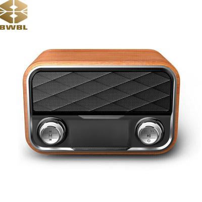 China Retro Gaming Video Hot Sale Portable Blue Tooths Speakers Radio Clock Vintage Speaker Radio for sale