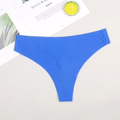 China Antibacterial Thong for Seamless Girls Solid Color Women's Panties Ladies Underwear Panties for sale