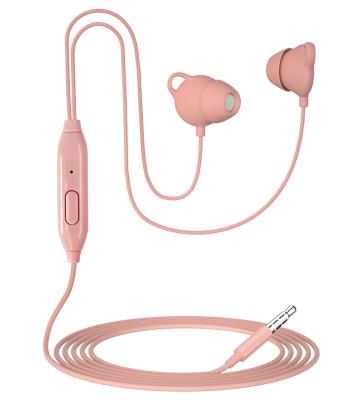 China In-Ear Sleep Earbuds Headphones for Girls, Soft Comfortable Silicone Noise Isolating Earbuds with Mic Earplugs for Night for sale