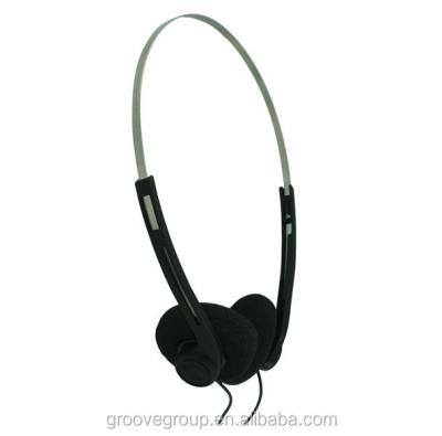 China Headband Hisonic Airline Cheap Earphone Disposable Headphones for sale