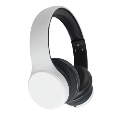 China Hot Sale White Earphone Groove Headband Now With Remote And Mic for sale