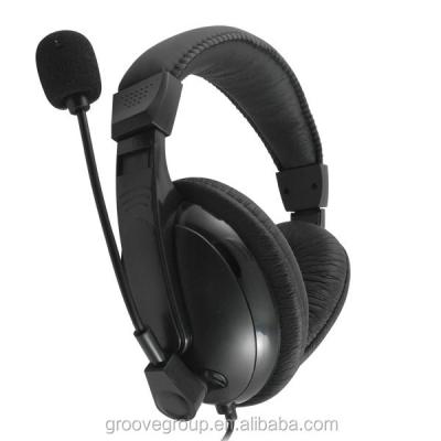 China Professional headband high quality rj11 plug noise canceling headset for sale