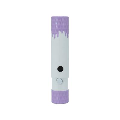 China Recyclable Custom White Cardboard Child Resistant Cartridge Packaging Child Render Paper Tube Packaging With Heavy Duty Lock Button for sale