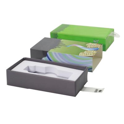 China Logo Drawer Cartridge Luxury Packaging Recyclable Private Box for sale