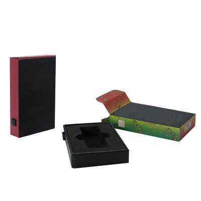 China Recycled Materials Custom Printing Logo Drawer 1 Gram Cartridge With Foam Packaging Box Child Resistant Package Box for sale