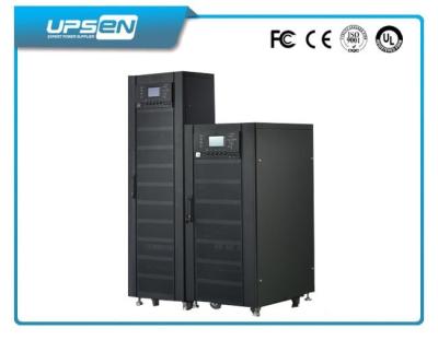 China 3 Phase Double Conversion Online UPS with 380VAC Neutral Ground and black for sale