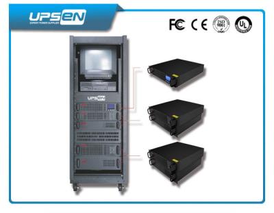 China Single Phase Rack Mounted Ups with  Pwm and IGBT Technology is black for sale