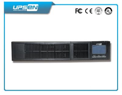 China Single Phase 1Kva - 10Kva High Frequency Rack Mountable UPS with Digital LCD Screen for sale