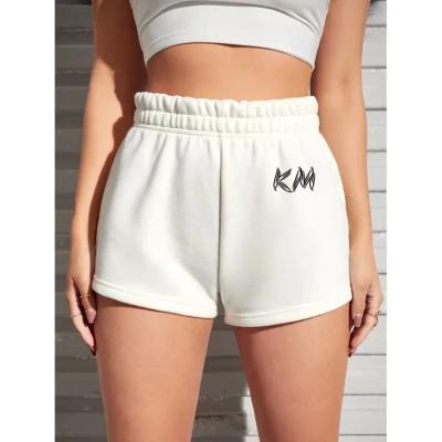 China Anti-wrinkle Wholesale Custom New fashion Sweat Shorts Women Cotton Gym Casual Women's Shorts for sale