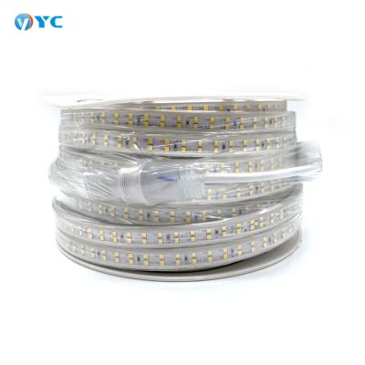 China Waterproof Flexible LANDSCAPE LED Strip Lights IP65 High Brightness 220V 110V 2835 180LEDs/m for sale