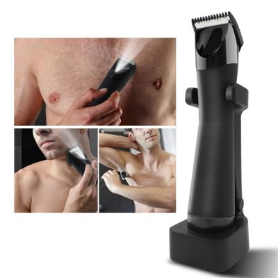 China Electric Single Blade Groin Hair Trimmer for Men - Ultimate Rechargeable Pubic Hair Trimmer Body Grooming Clipper Hygiene Male Razor for sale