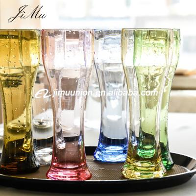 China Wholesale Unbreakable Unbreakable Clear Plastic Beer Mug Water PC Polycarbonate Plastic Drinking Glasses for sale