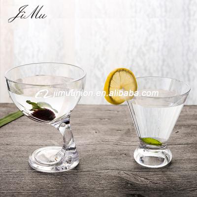 China Wholesale Single Wall Unbreakable Reusable Clear Polycarbonate Dessert Ice Cream Flower Plastic Cups for sale