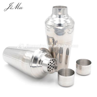 China Best Modern Stainless Steel Cocktail Martini Bartender Shaker Bottle Set For Bar Lounge Nightclub for sale