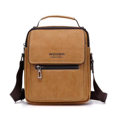 China W1137 High Quality New Product Backpack Custom Fashion Casual Vertical Portable Cross - Retro Body Bag Mens Shoulder Messenger Bags for sale