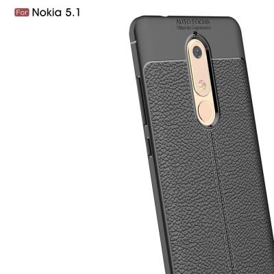 China Leather Protective Cell Phone Case For Nokia 5.1 Back Cover for sale