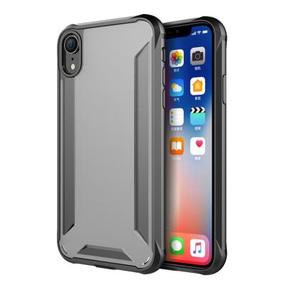 中国 iPhone XRの場合のための熱い販売の無光沢フレームの場合カバー贅沢な電話雑種の箱 販売のため