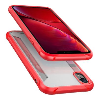 China Shockproof Crystal TPU  Acrylic Phone Cases Back Cover For iPhone Xs Xsmax Xr Case for sale