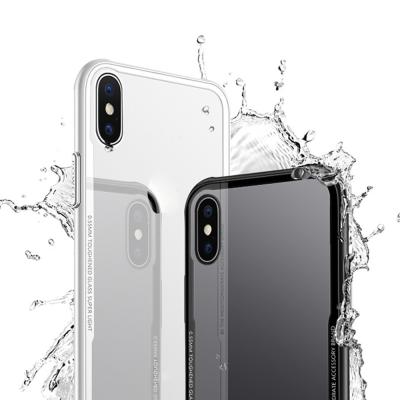 China 2 in 1 TPU Tempered glass for iphone X case for sale