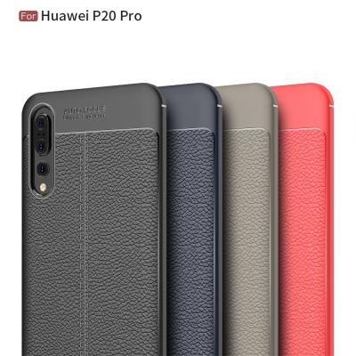 China Carbon fiber case for huawei P20 silicon phone case for Huawei P20 Pro for sale