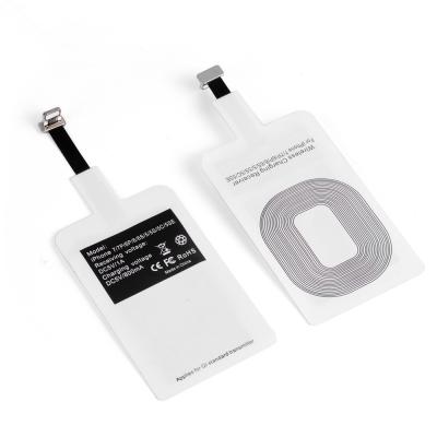 China 2019 Wholesale price universal Qi standard wireless charger receiver for iphone Android micro usb Type A Type B Type C receivers for sale