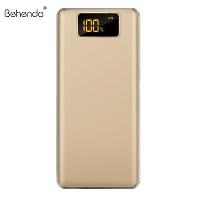 China 2019 Big Capacity LED screen digital display Safe Certification power bank 20000mah Dual USB Port charger for sale