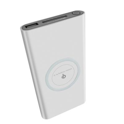 중국 전화를 위한 2019년 기 힘 은행 무선 10000mah 휴대용 무선 힘 은행 6000-10000mAh 2.1A Powerbank 빠른 충전기 판매용