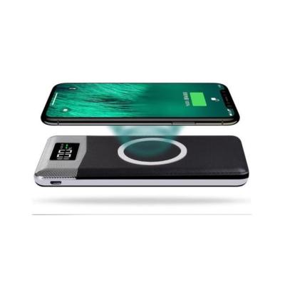 China Wholesale wireless charging power bank 6000-10000 mah wireless power bank 10000mah portable mobile Qi  wireless charger for sale