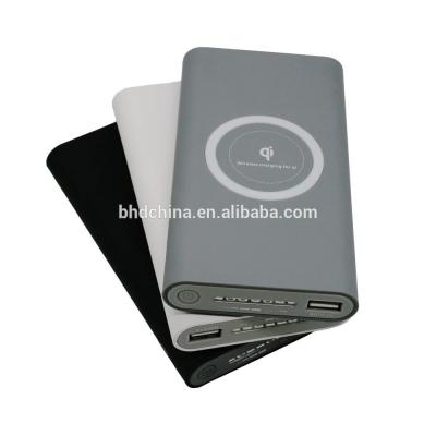 China 2017 Latest Product wholesales QI Wireless charger Power Bank 10000mah for iphone for sale