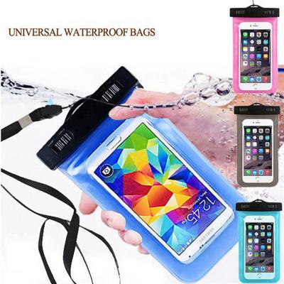 China 2017 Top selling PVC water proof phone case mobile phone bag with OEM logo for iphone7 phone case for sale