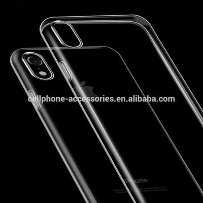 China Bulk wholesale cell phone case for iphone 8 plus Slim Transparent Soft TPU For iphone X Cover for sale