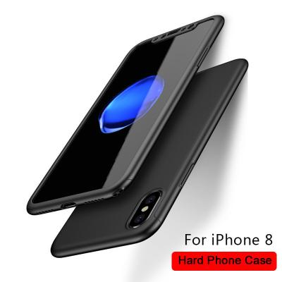 China Para la caja del iPhone 8 caja protectora del teléfono móvil del cuerpo completo de 360 grados con el vidrio para el iPhone X 8 en venta