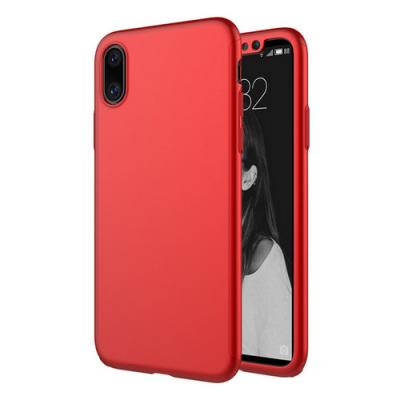 China Mobile phone accessories 360 Full cover silicone phone case for iphone X case for sale