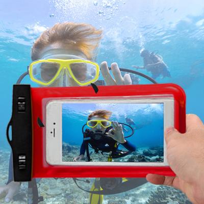 China New Trending Product Underwater Dry Case Cover Mobile Phone Pouch Waterproof Bag for Rafting Camp Swimming Drifting for sale