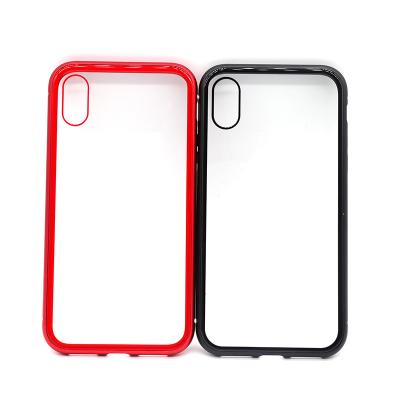 China Fully Covering Anti Broken Protective Magnetic Smart Phone Case with Tempered Glasses Customized Logo Acceptable for sale