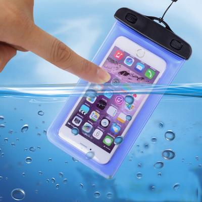 China Cool Summer swimming waterproof phone case for iphone 7/7plus/8/8plus/X Universal PVC Mobile Phone Case for iphone 9 for samsung for sale