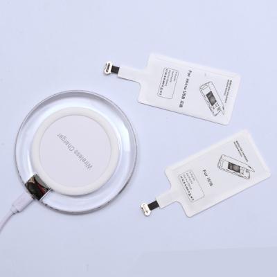 Chine Les accessoires de téléphone portable 2017 récepteurs sans fil standard portatifs de chargeur de QI pour l'iphone pour l'androïde de Samsung téléphone à vendre