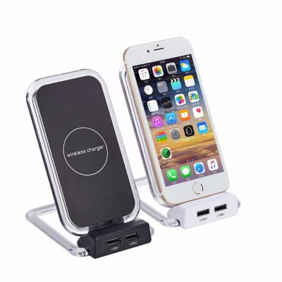 China 2018 New Product High Quality Universal Micro Usb Charger Cell Phone Qi Wireless Car Charger for sale