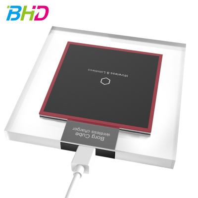 China Crystal Charging Pad Qi Wireless Charger for Google Nexus 6 7 for Samsung Galaxy S8 Edge Plus for sale