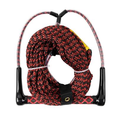 China Boat 60ft 60FT Single-handle Waterski Watersports Rope Water Ski Rope With Two Handle for sale