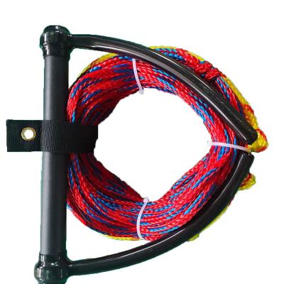 China Boat Wake Boarding Rope Factory 60ft Single-handle Waterski Watersports Rope Water Ski Rope for sale