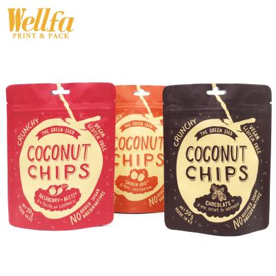 China Custom Barrier Factory Printing Plastic Food Packaging Bag Zipper Stand Up Pouch for sale