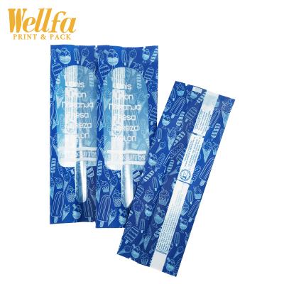 China Plastic Transparent Custom Printed Barrier Ice Popsicle Packaging Bags for sale